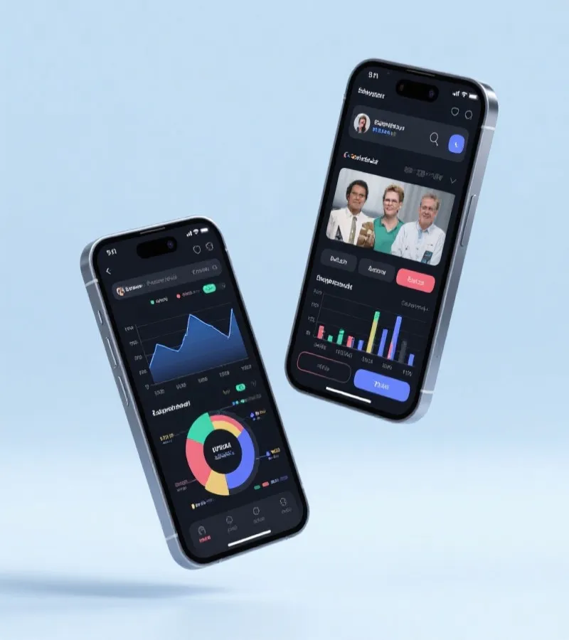幸运飞艇 APP 界面展示